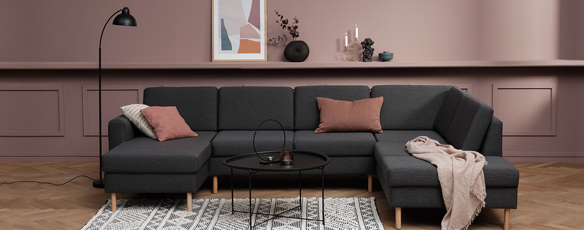 ketcher dynasti utilstrækkelig Elegant grå sofa i forskellige størrelser | JYSK
