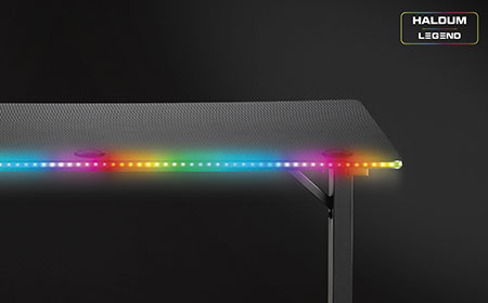 Gå all-in med et HALDUM LED gamer bord