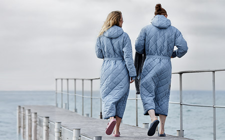 I rampelyset: OSBY vinterbader badekåbe