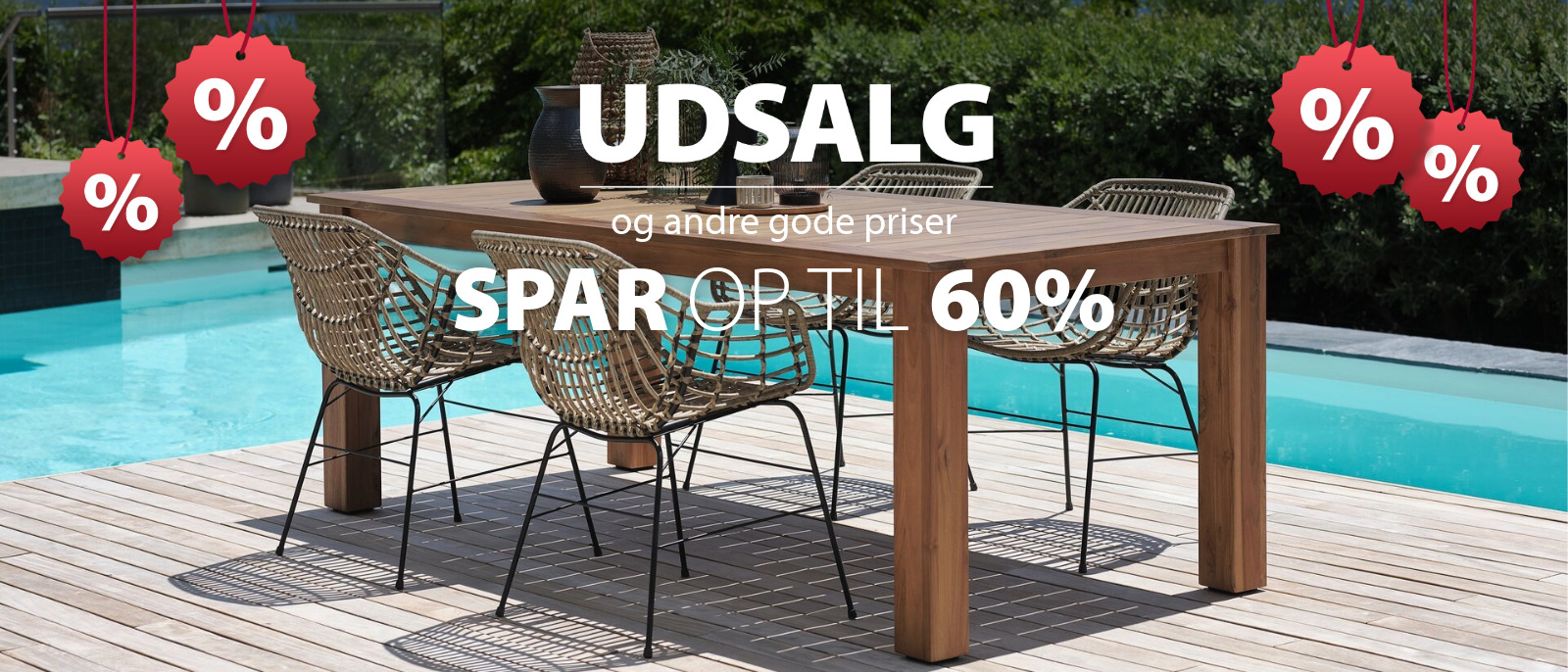 Udsalg og andre gode priser - Spar op til 60%