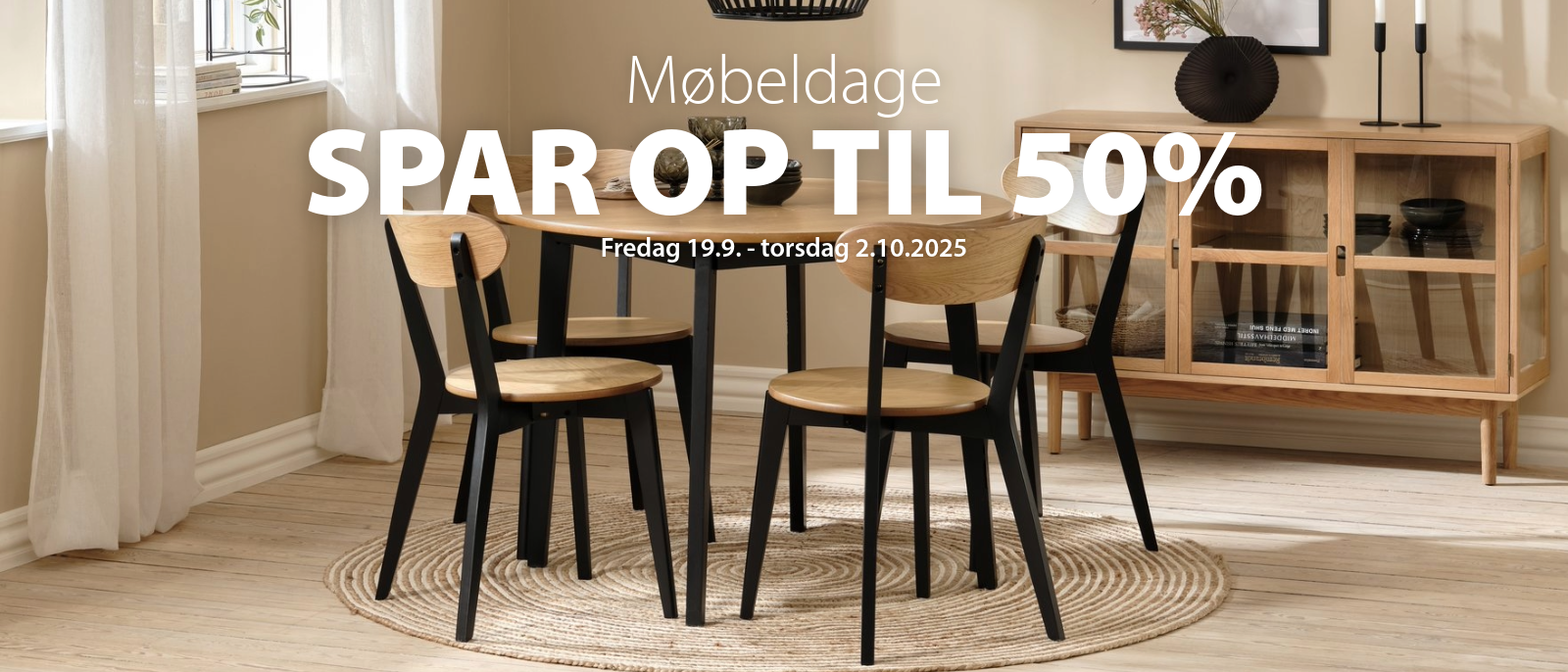 Møbeldage - Spar op til 50%