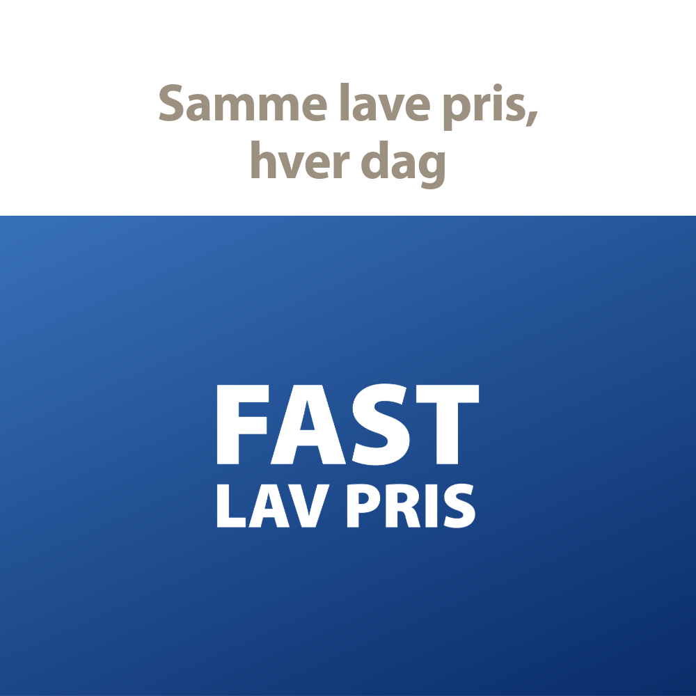 Fast lav pris