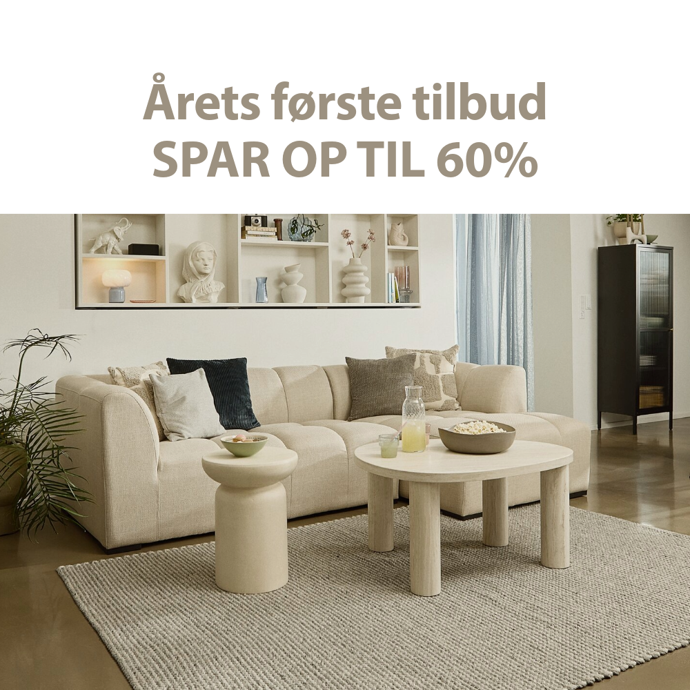 Årets første tilbud - Spar op til 60%