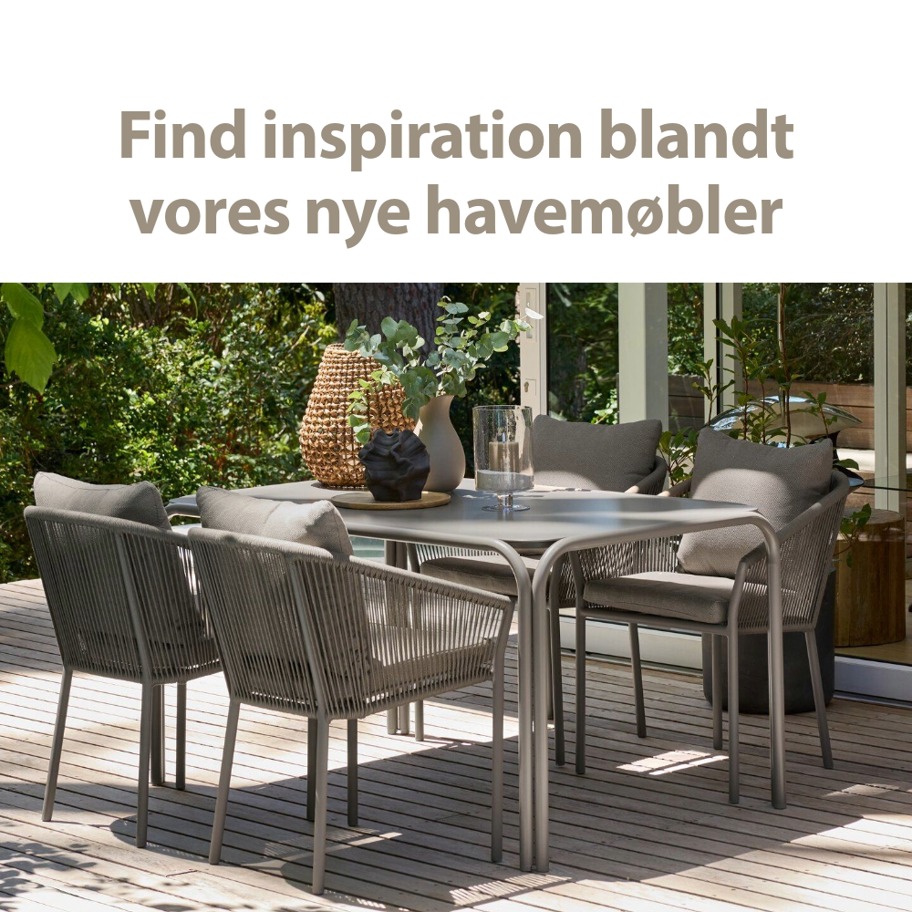 Se vores nye havemøbler