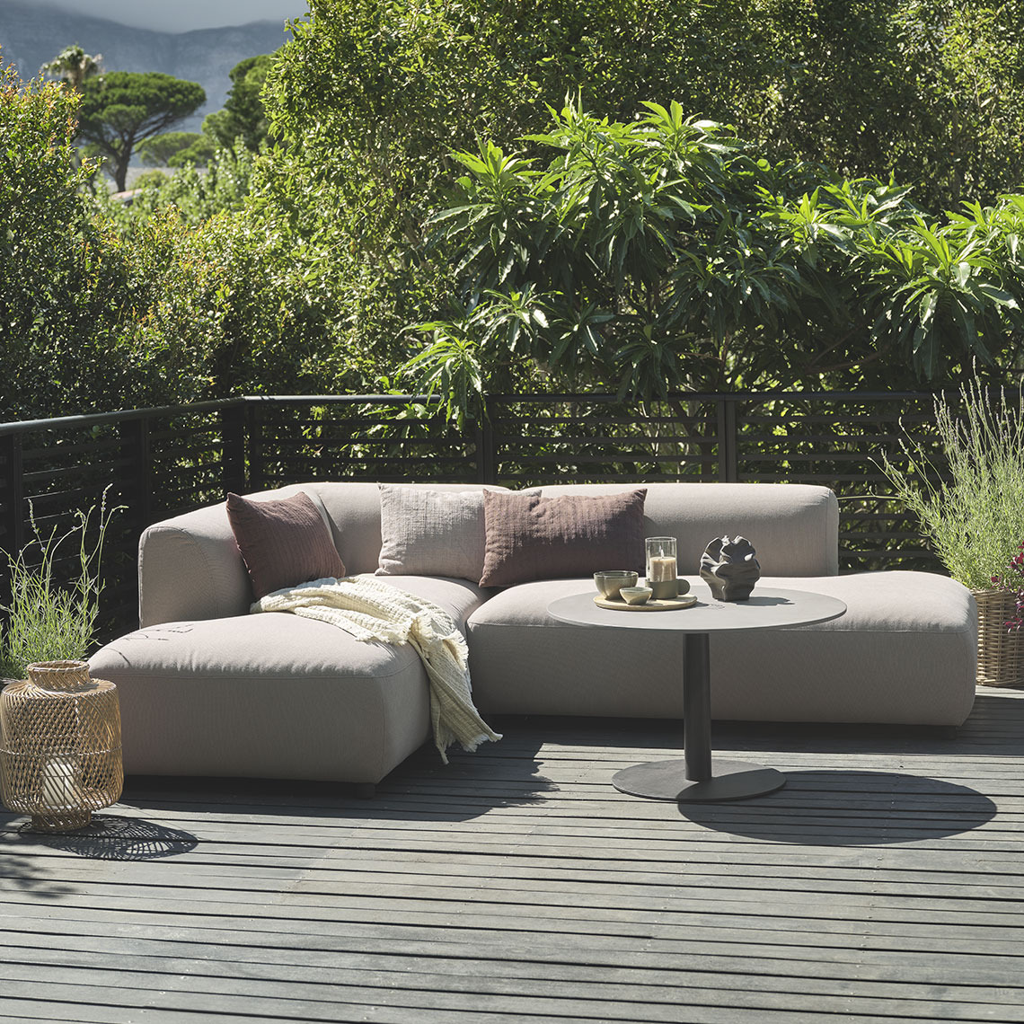 Lounge sofa i all-weather materiale