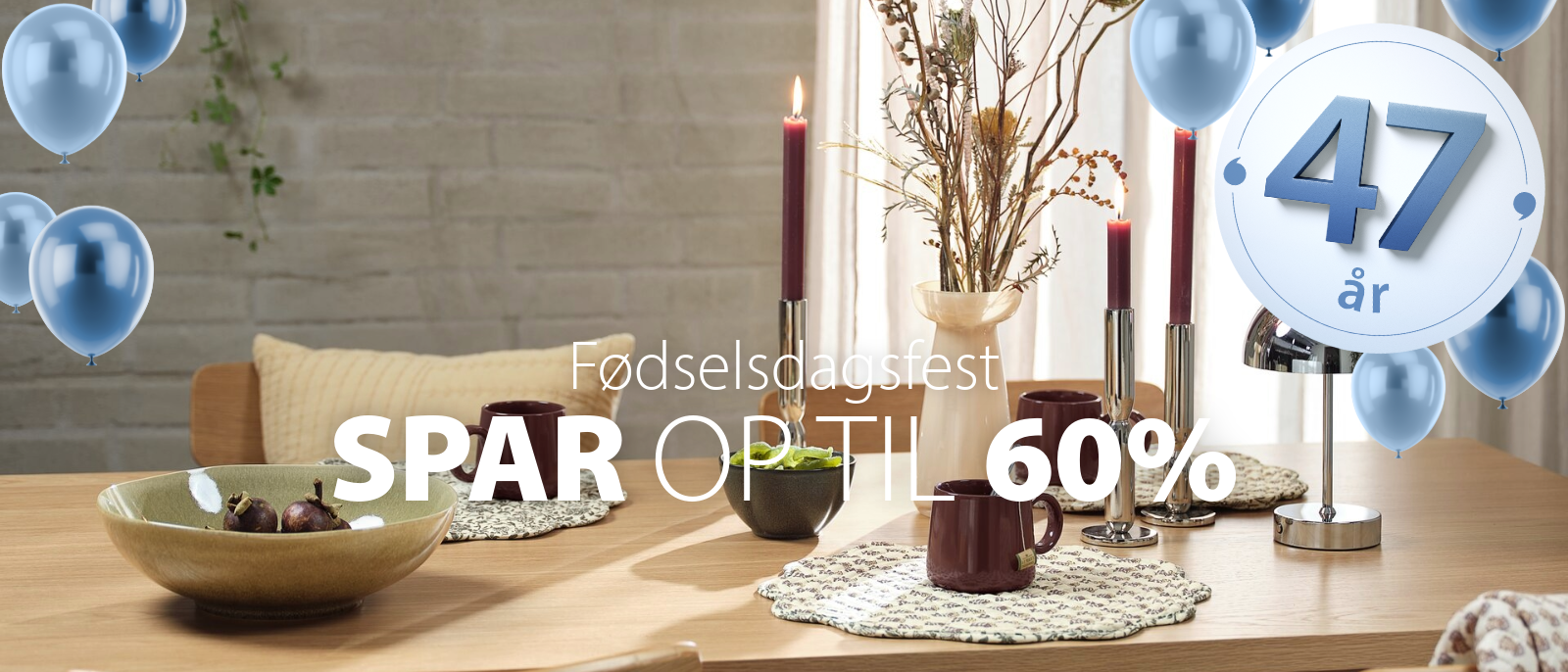 Fødselsdagsfest - Spar op til 60%