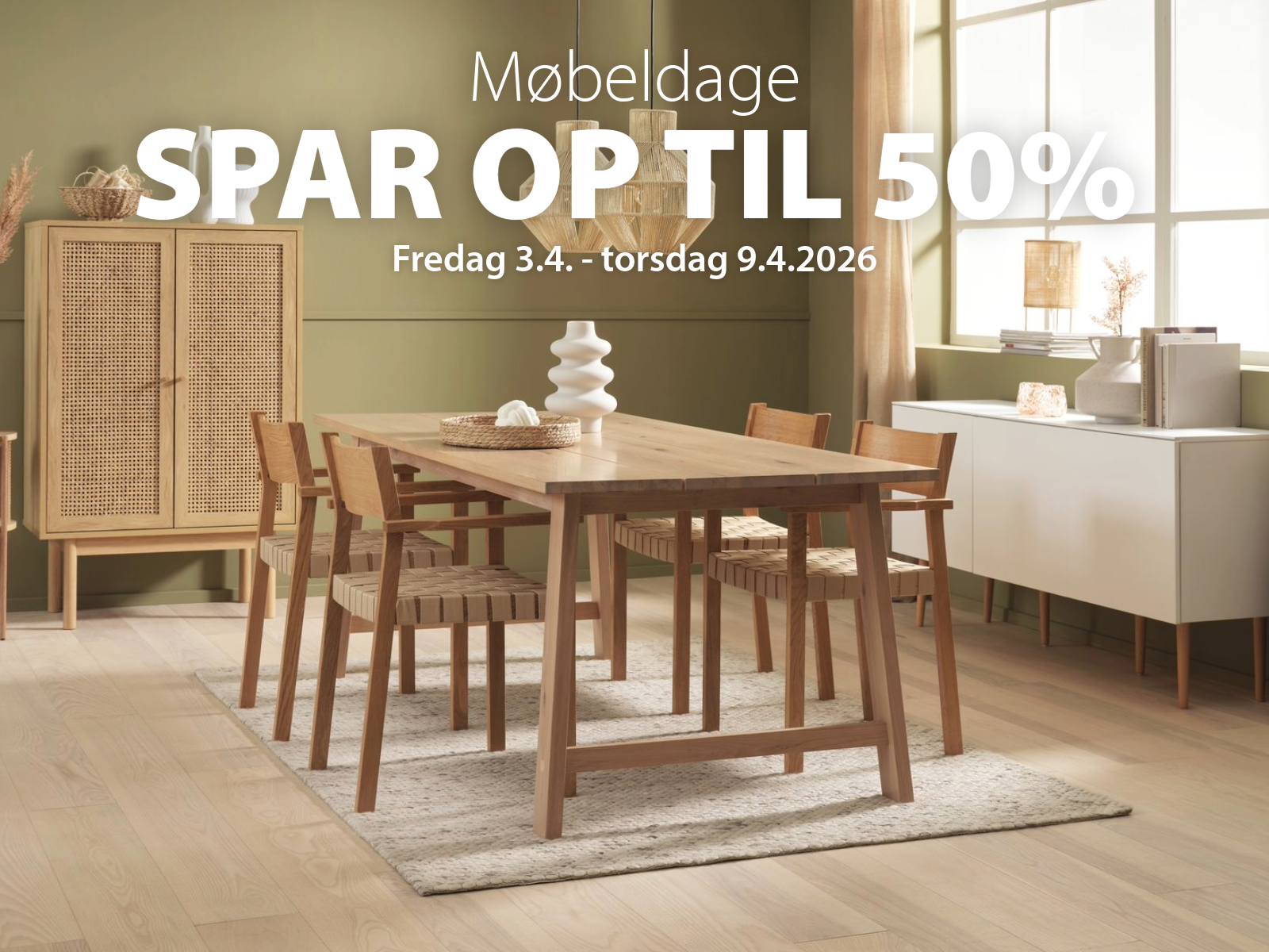 Møbeldage - Spar op til 50%
