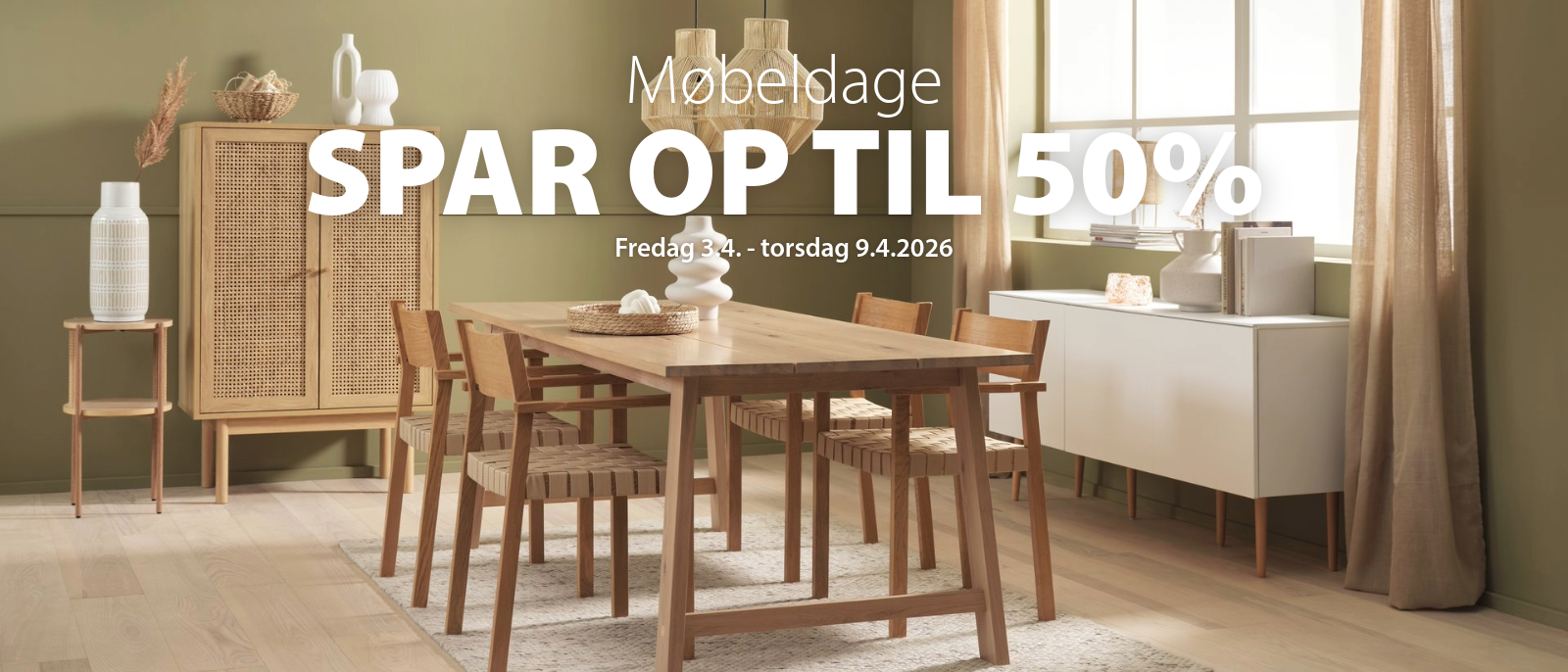 Møbeldage - Spar op til 50%