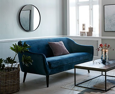 Ny 2 Eller 3 Personers Sofa Stof Eller Laederlook Find Den I Jysk